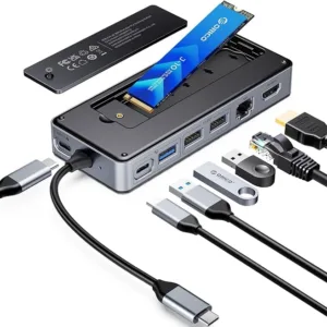 ORICO USB-C Hub with M.2 SSD Enclosure